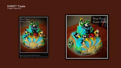 Angry Bird Birthday cake. - Cake by Priyanka Das