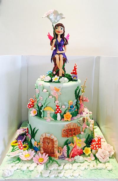 Garden fairy  - Cake by Tiers of joy 