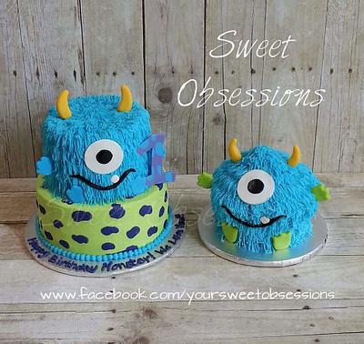 Monster Cake and Smash Cake - Cake by Sweet Obsessions Cake Co