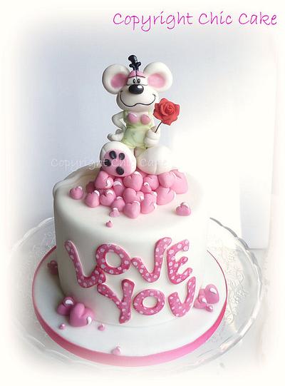 love you Diddl - Cake by Francesca Morrone