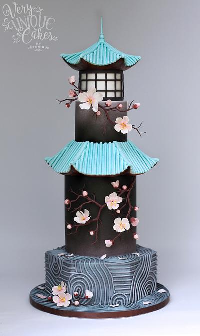 Sakura Zen - Cake by Very Unique Cakes by Veronique 