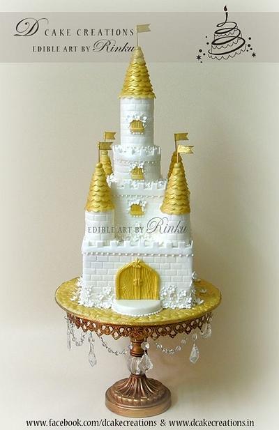 December Castle Cake - Cake by D Cake Creations®