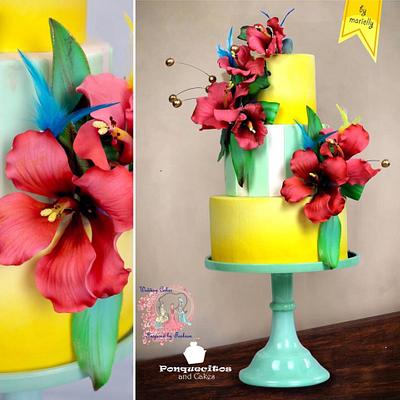 Wedding Cakes Inspired By Fashion A Worldwide Collaboration 🌺 - Cake by Marielly Parra