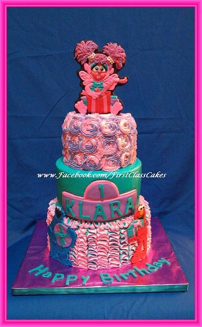 Sesame Street Abby Cadabby Cake - Cake by First Class Cakes