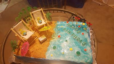 Corona beer beach cake - Cake by Patricia 