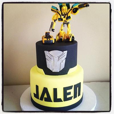 Transformers Bumblebee Cake - Cake by Esther Williams
