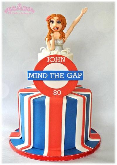 Happy 80th John - Cake by Sumaiya Omar - The Cake Duchess 