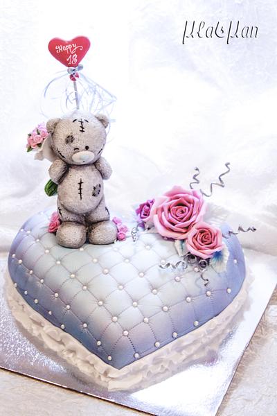 Teddy Heart - Cake by MLADMAN