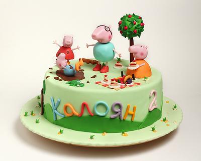 Peppa Pig cake - Cake by Lili Brankova