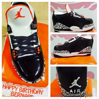 Air Jordan 3 cake - Cake by Pink Plate Meals and Cakes