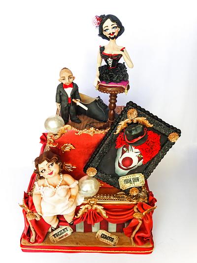 Vintage Freak Circus - Cake by Lovely Cakes di Daluiso Laura