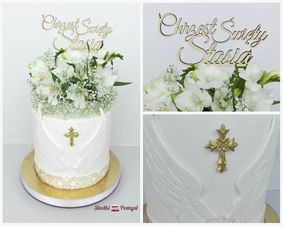 Baptism Cake - Cake by ZofiaG