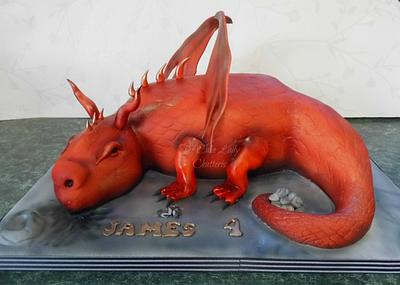 Red Dragon - Cake by The Cake Lady (Tracy)