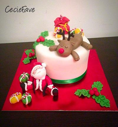 Santaclaus cake - Cake by CecieFave by Cecilia Favero