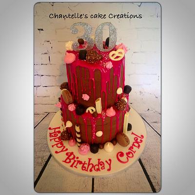 Drip cake - Cake by Chantelle's Cake Creations
