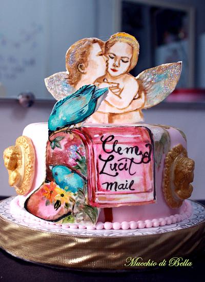 Angel Couple Anniversary Cake - Cake by Mucchio di Bella