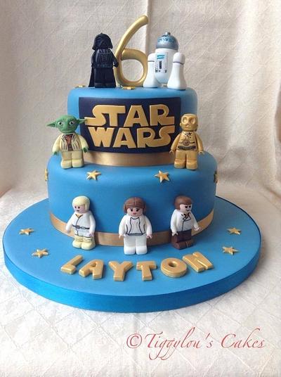 Lego Star Wars  - Cake by Tiggylou's cakes 