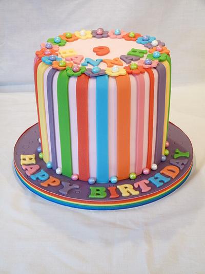 RAINBOW REVEAL CAKE - Cake by Grace's Party Cakes