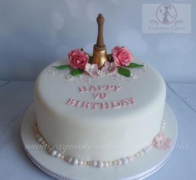 70th Birthday cake - Cake by Natalie Wells