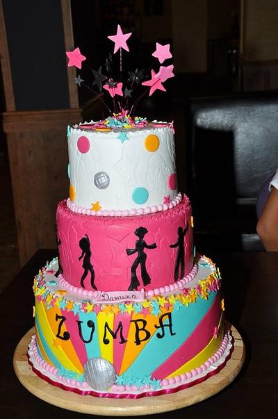 zumba cake - Cake by Cake boutique by Krasimira Novacheva