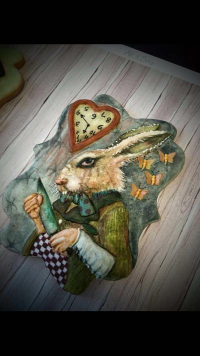 Conejo alice in wonderland - Cake by Eva bella daucousse 