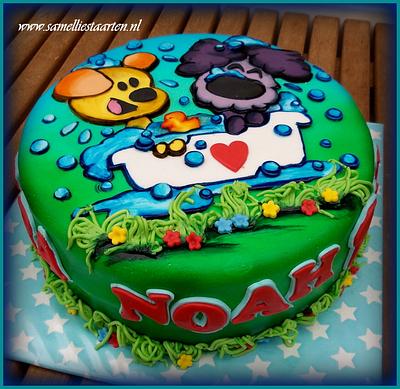 Puzzle cake with 'Woezel and Pip' - Cake by Sam & Nel's Taarten
