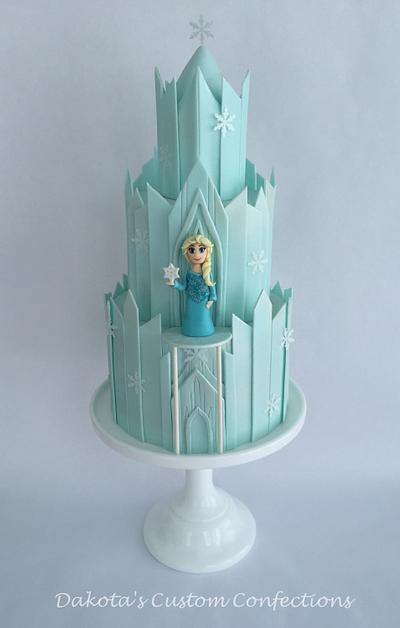 Frozen Castle Cake - Cake by Dakota's Custom Confections