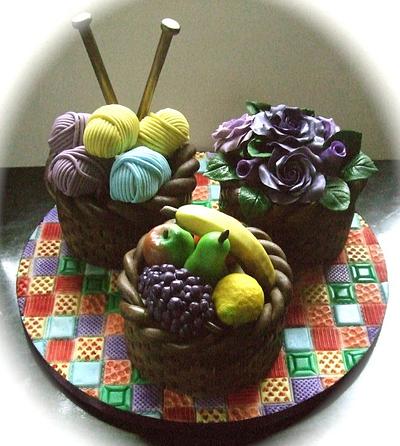 Basket cakes - Cake by Vanessa 