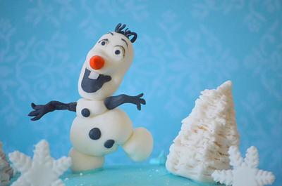 Do U wanna build a snowman??  - Cake by Divya iyer