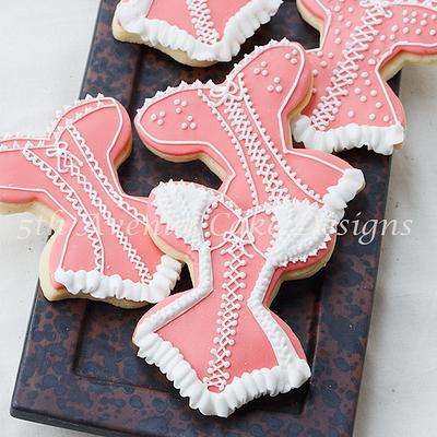 Lace Bridal Shower Cookies - Cake by Bobbie