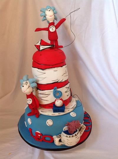 Thing1 and Thing2 - Cake by The White house cakes 