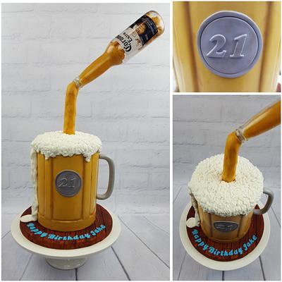 Beer Cake - Cake by BeccaliciousCakes