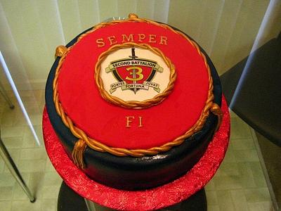 U.S. Marine Corp. Cake - Cake by Cakeicer (Shirley)