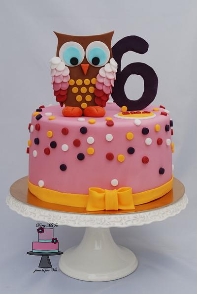 Cake with owl - Cake by Marie