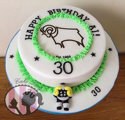 Derby County FC Cake - Cake by Gemma Harrison