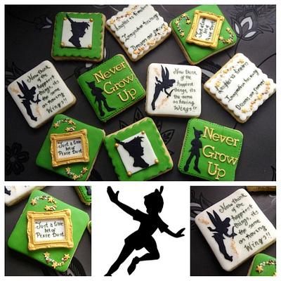 Peter Pan Cookies ... Let's go to Neverland - Cake by Cookie Delicious