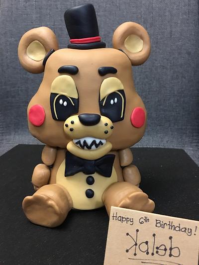 Freddy Fazbear of Five Nights at Freddy's - Cake by Kara's Custom Design Cakes
