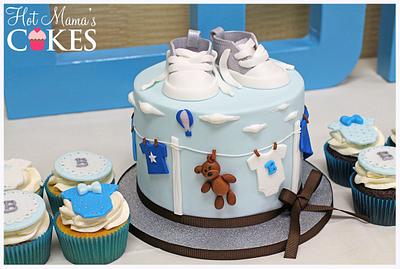Blue for Bolden - Cake by Hot Mama's Cakes
