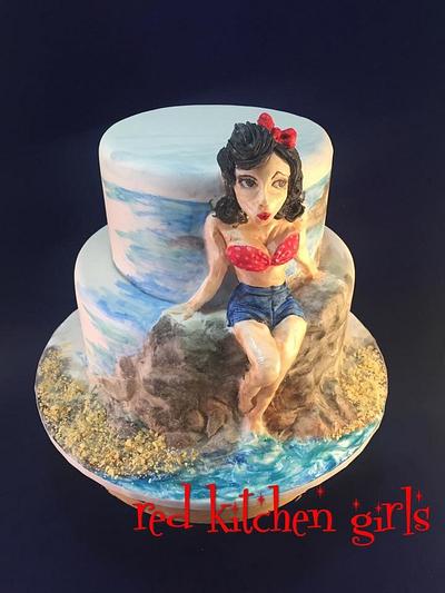 Sweet Summer Collaboration - Sandy - Cake by Zoe Byres