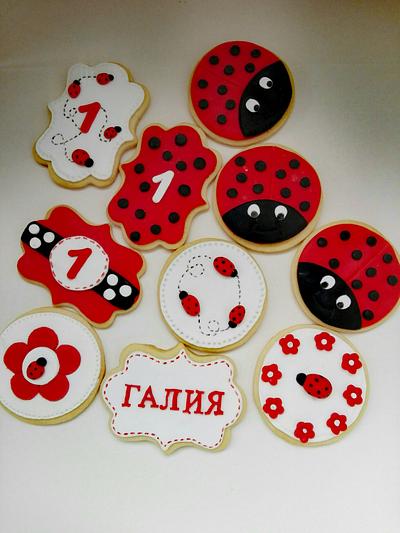 Ladybug cookie - Cake by Danito1988