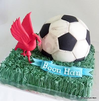 Football Cake - Cake by TheBakerholicMom