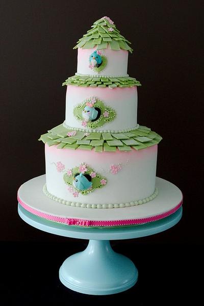 The Sugar Nursery's BirdHouse Cake - Cake by The Sugar Nursery - Cake Shop & Imaginarium