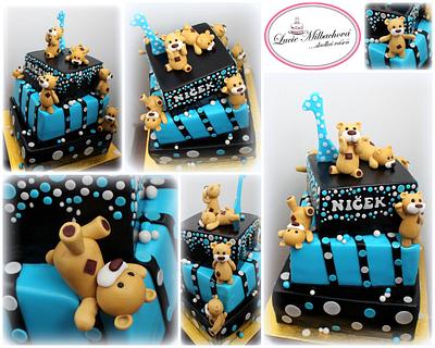 Cake with teddy bears - Cake by Lucie Milbachová (Czech rep.)