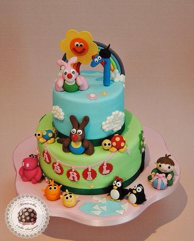 Baby TV cake  - Cake by Mericakes