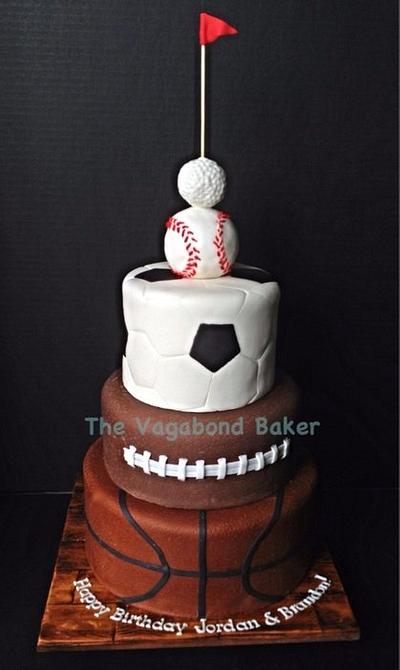 Sport balls cake - Cake by The Vagabond Baker