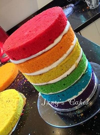 Naked Rainbow - Cake by The Rosehip Bakery