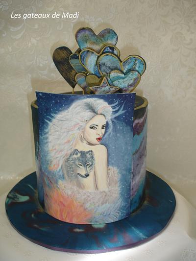 Painted cake - Cake by ginaraicu