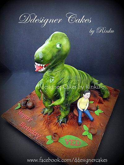 3D Trex Cake - Cake by D Cake Creations®