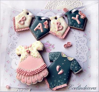 Baby cookies - Cake by Evelindecora