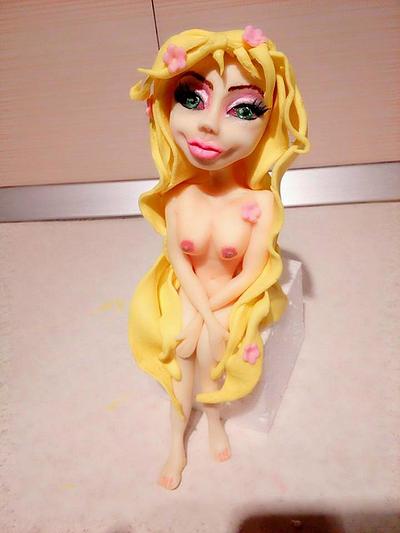 OMG!!!!!Rapunzel is naked!! - Cake by Suciu Anca